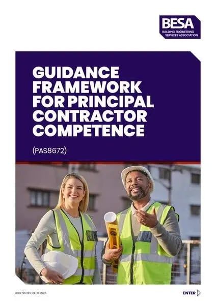 BESA Principal Contractor Competence Framework (PAS 8672)