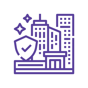 Building Safety Icon - Light Purple