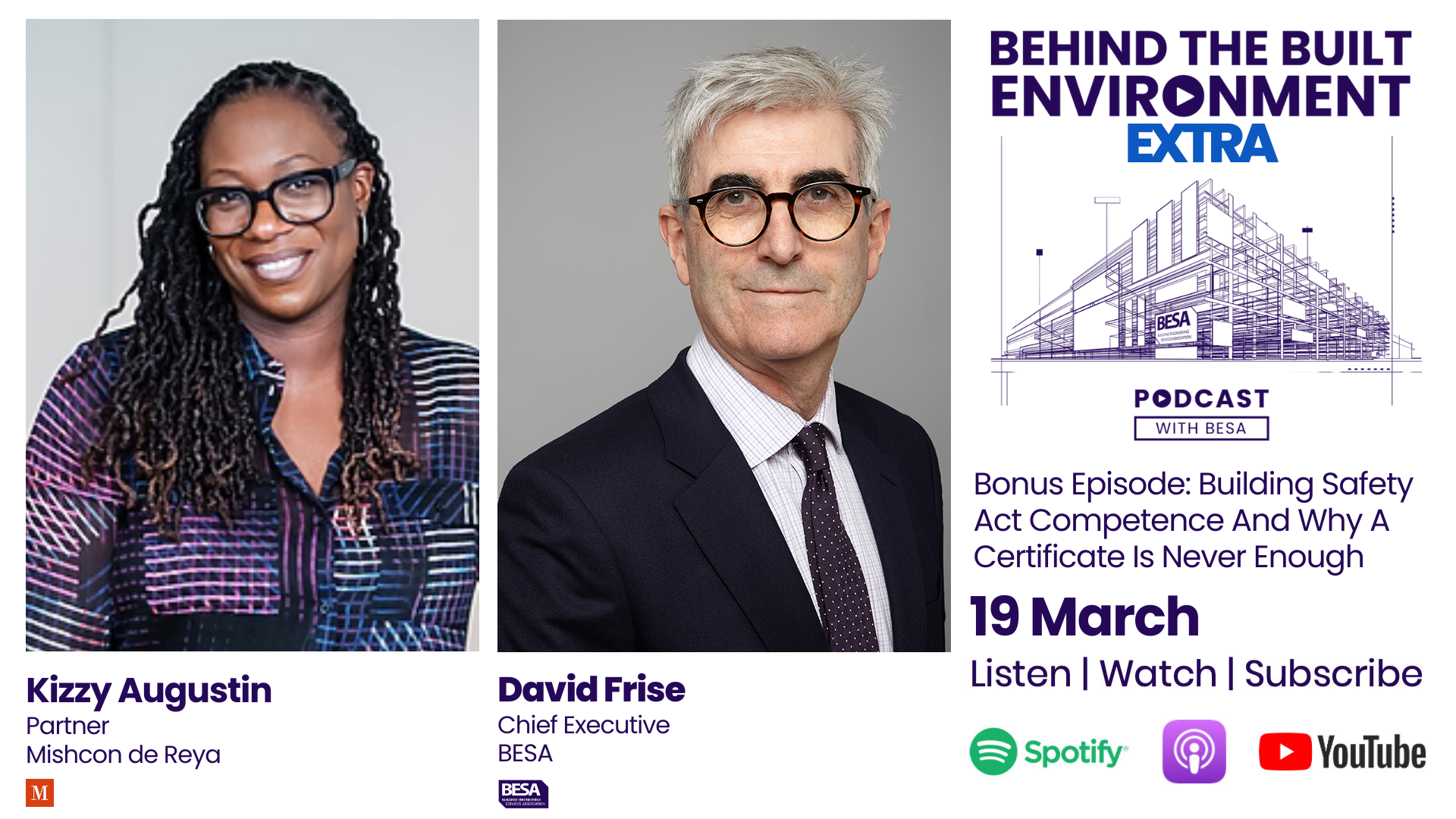 BTBE Extra Podcast Graphic - Kizzy Augustin - 19 March