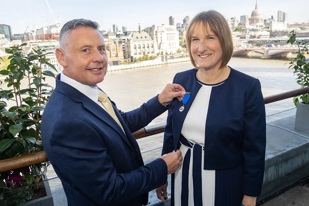 Pete Curtis and Anna Shephard at the BESA President’s Lunch 2026