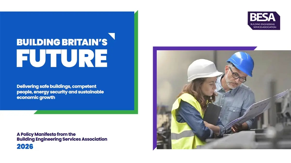 Building Britain’s Future, BESA Policy Manifesto 2026 cover