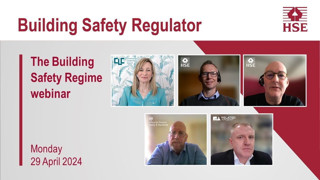 The Building Safety Regime webinar by HSE