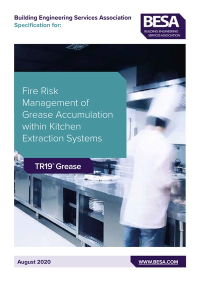 TR 19 - Fire Risk Management Of Grease Accumulation, a publication by BESA