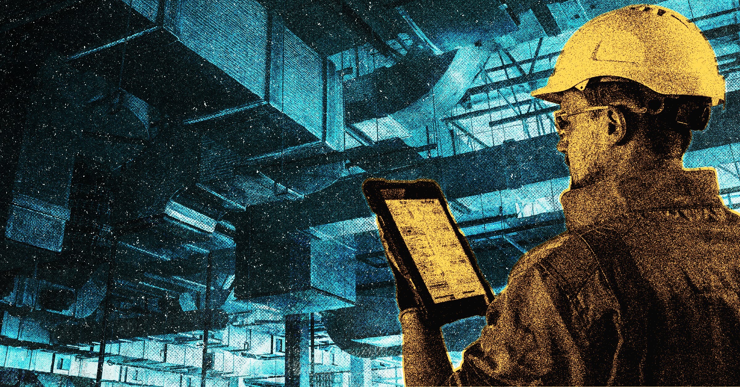 Engineer reviewing ventilation hygiene standards to support TR 19® compliance and best practice.